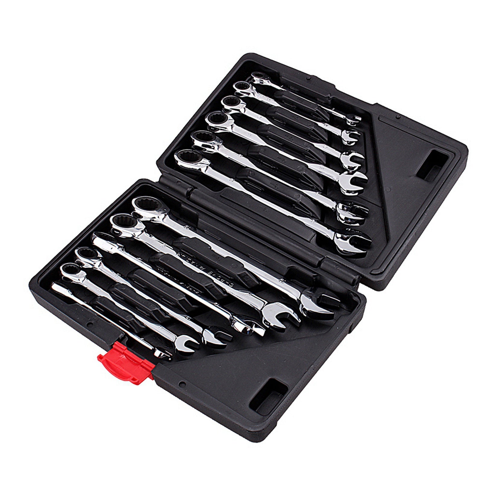 12pcs Fixed Spanners Ratchet Wrench Kit, High-Torque Hand Tool Set
