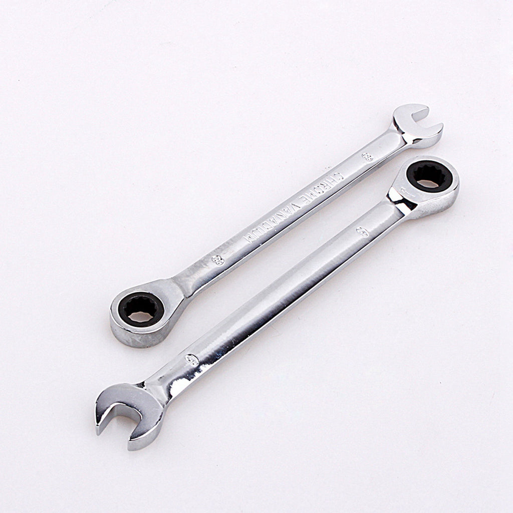 12pcs Fixed Spanners Ratchet Wrench Kit, High-Torque Hand Tool Set