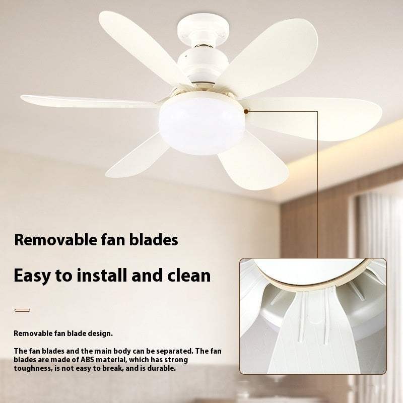 Screw Bedroom Living Room Ceiling Fan Lights Wind Mute Ceiling Fan Lights