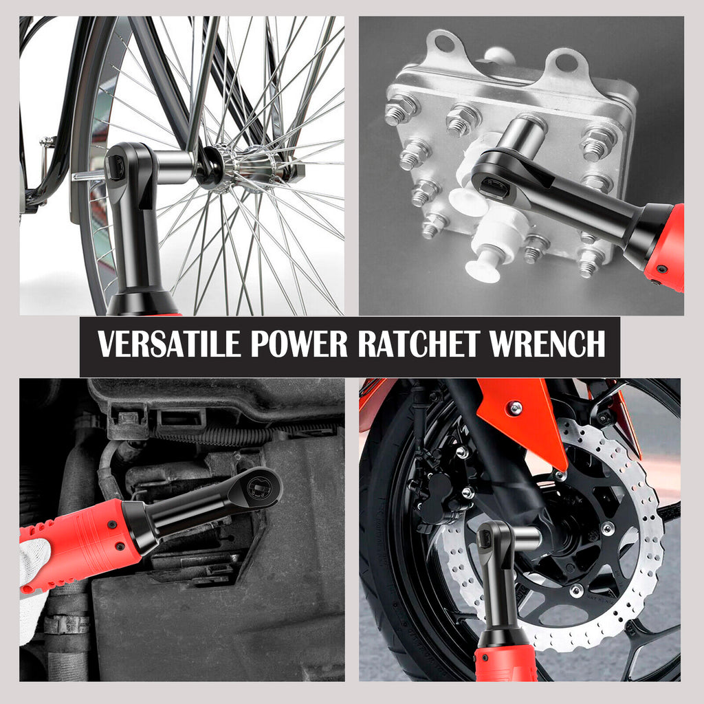 Cordless Electric Ratchet Wrench Set, 12V, 45ftlbs,Variable Speed Power Ratchet Wrench,with Batteries2,Automotive Repair Tools, Electric Tools Cordless,Hardware,Impact,Heavy Duty