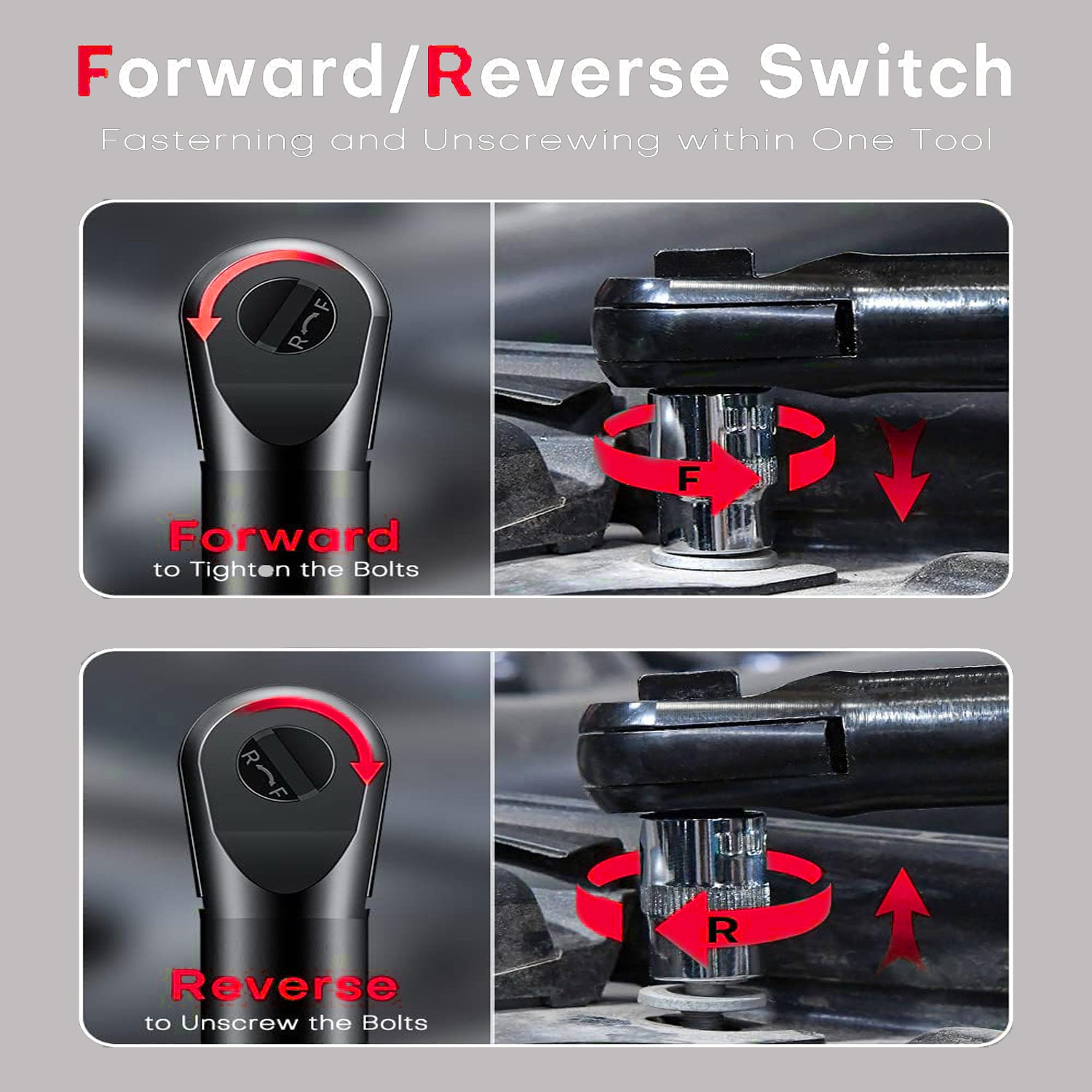 Cordless Electric Ratchet Wrench Set, 12V, 45ftlbs,Variable Speed Power Ratchet Wrench,with Batteries2,Automotive Repair Tools, Electric Tools Cordless,Hardware,Impact,Heavy Duty